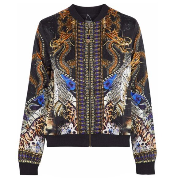 Camilla Dragon Lady Bomber Jacket XS b171E - Picture 5 of 9